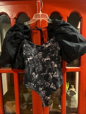 Free People Prairie Rose Bodysuit, size small